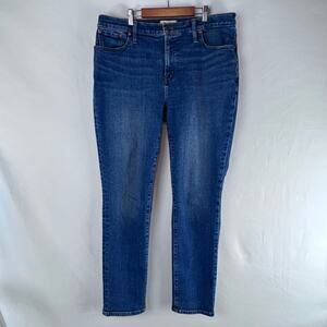 Madewell the Mid-Rise Perfect Vintage Jeans Women's Size 32T Blue Medium Wash